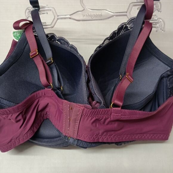 Honeydew Intimates Women's Bra 2 Pack Underwire Push Up Full Figure 42D Multi - Picture 4 of 5